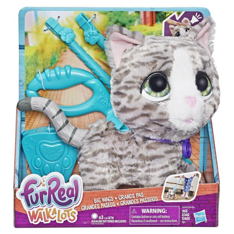 Hasbro FurReal - Walkalots Big Wags, Kitty - Γατάκι E4781