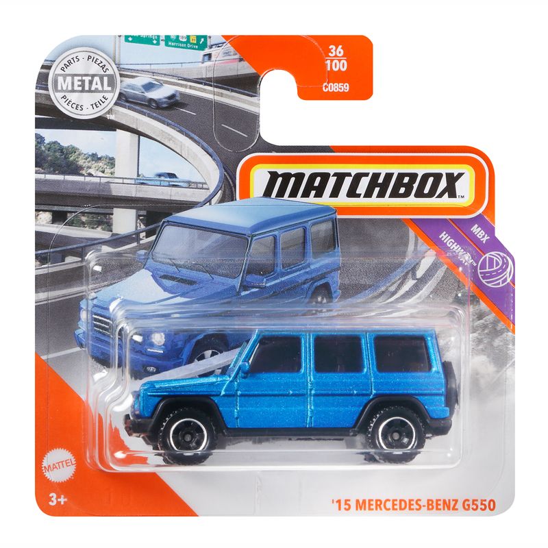 Mattel Matchbox - Αυτοκινητάκι 1:64 '15 Mercedes-Benz G550 GKM55 (C0859)