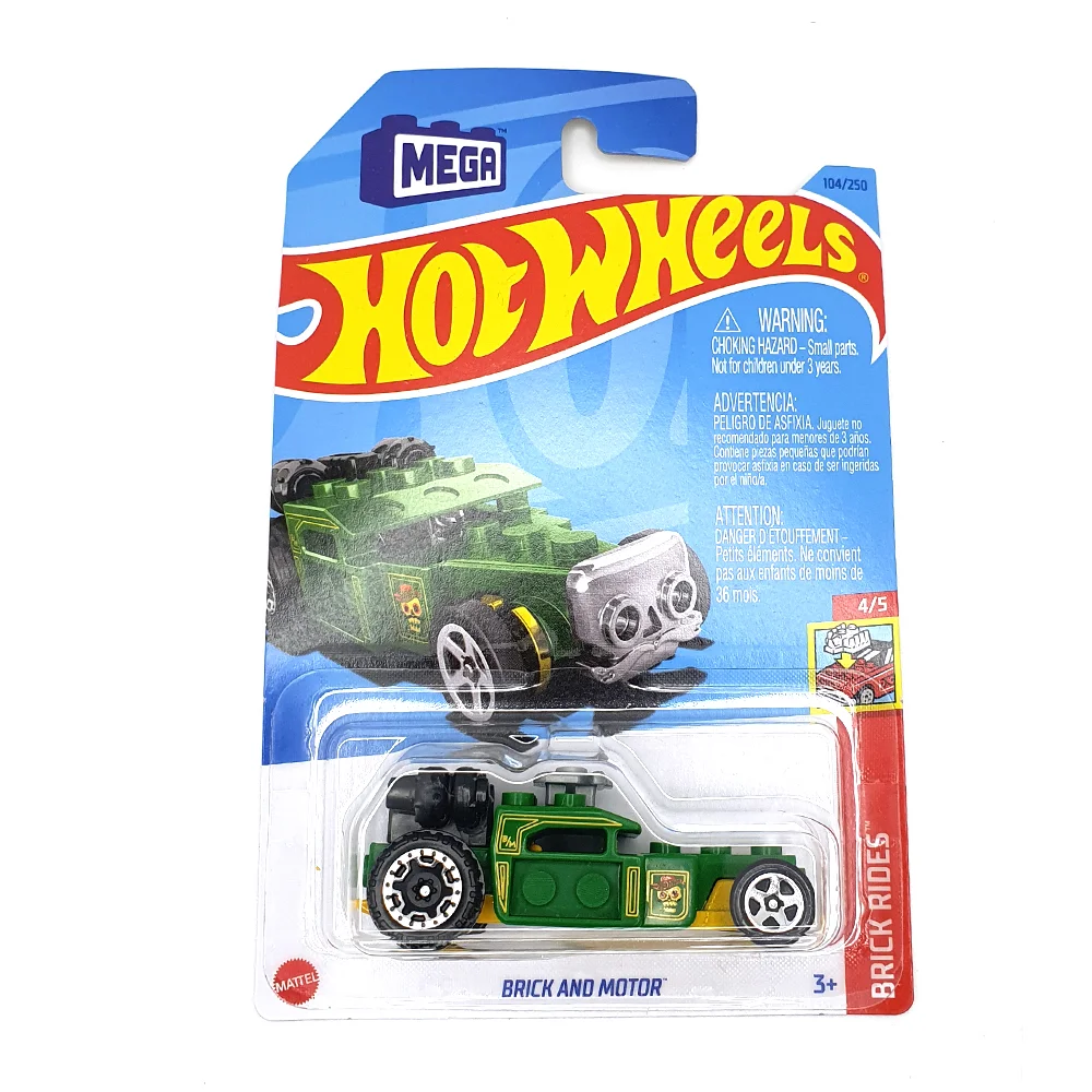 Mattel Hot Wheels - Αυτοκινητάκι Brick And Motor 4/5 , Brick Rides HKJ88 (5785)