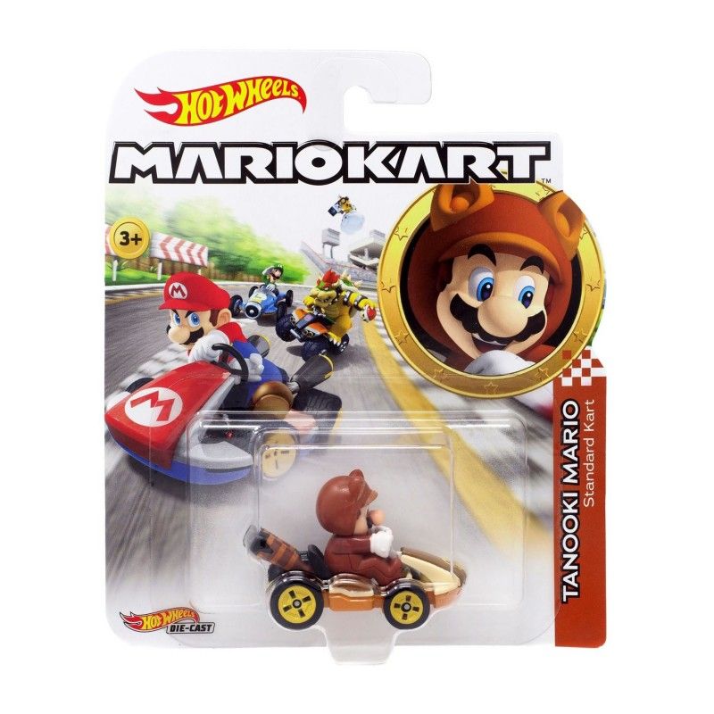 Mattel Hot Wheels - Mario Kart, Tanooki Mario GJH55 (GBG25)