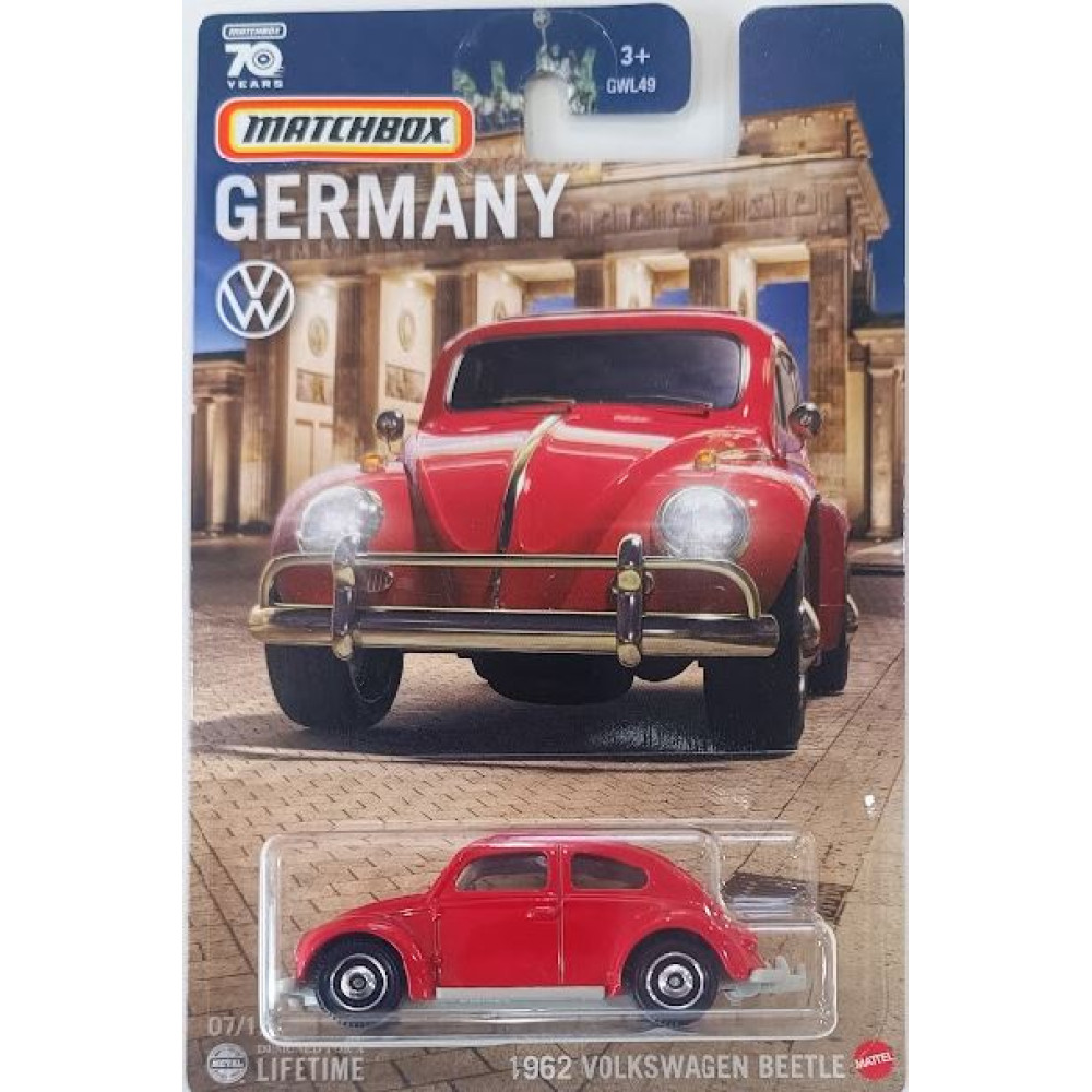 Mattel Matchbox - Αυτοκινητάκι Γερμανικό Μοντέλο, Volkswagen Beetle (8/12) HPC62 (GWL49)