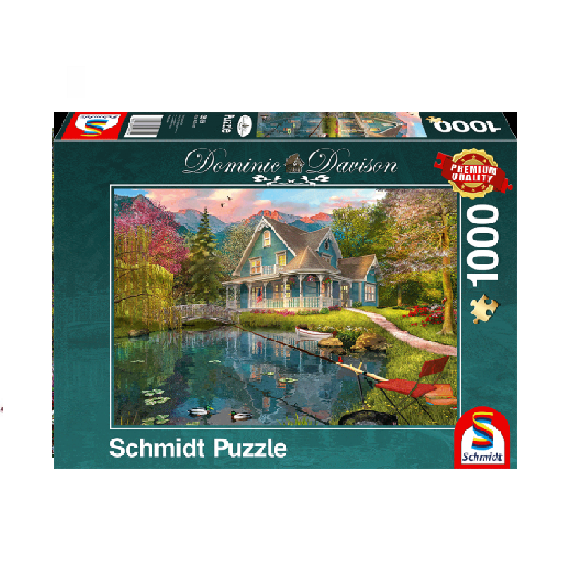 Schmidt Spiele - Puzzle Lakeside Retirement Home, 1000 Ps 59619