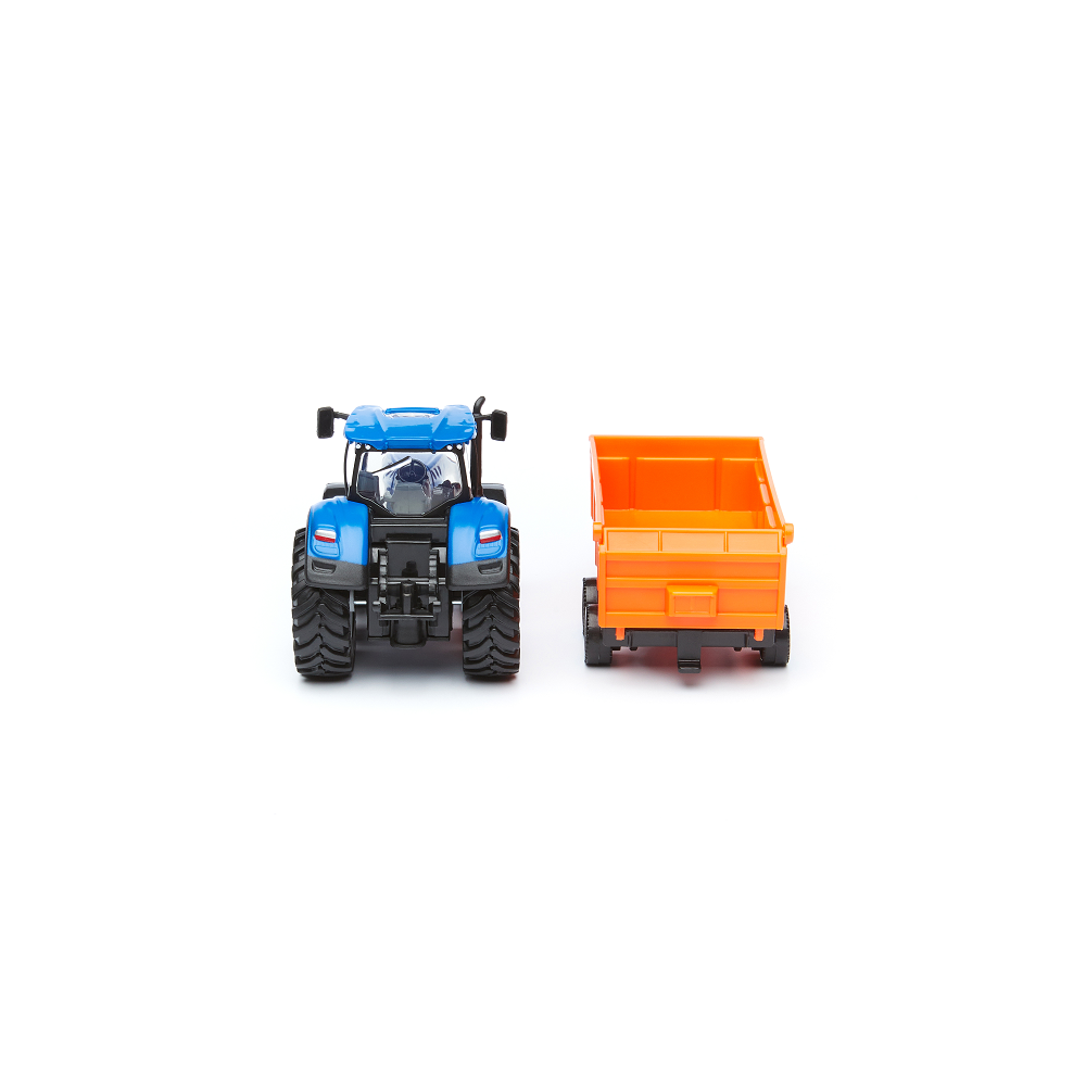 Bburago - New Holland Agriculture, Farm Tracktor With Combination Trailer 18-31658 (18-31650)