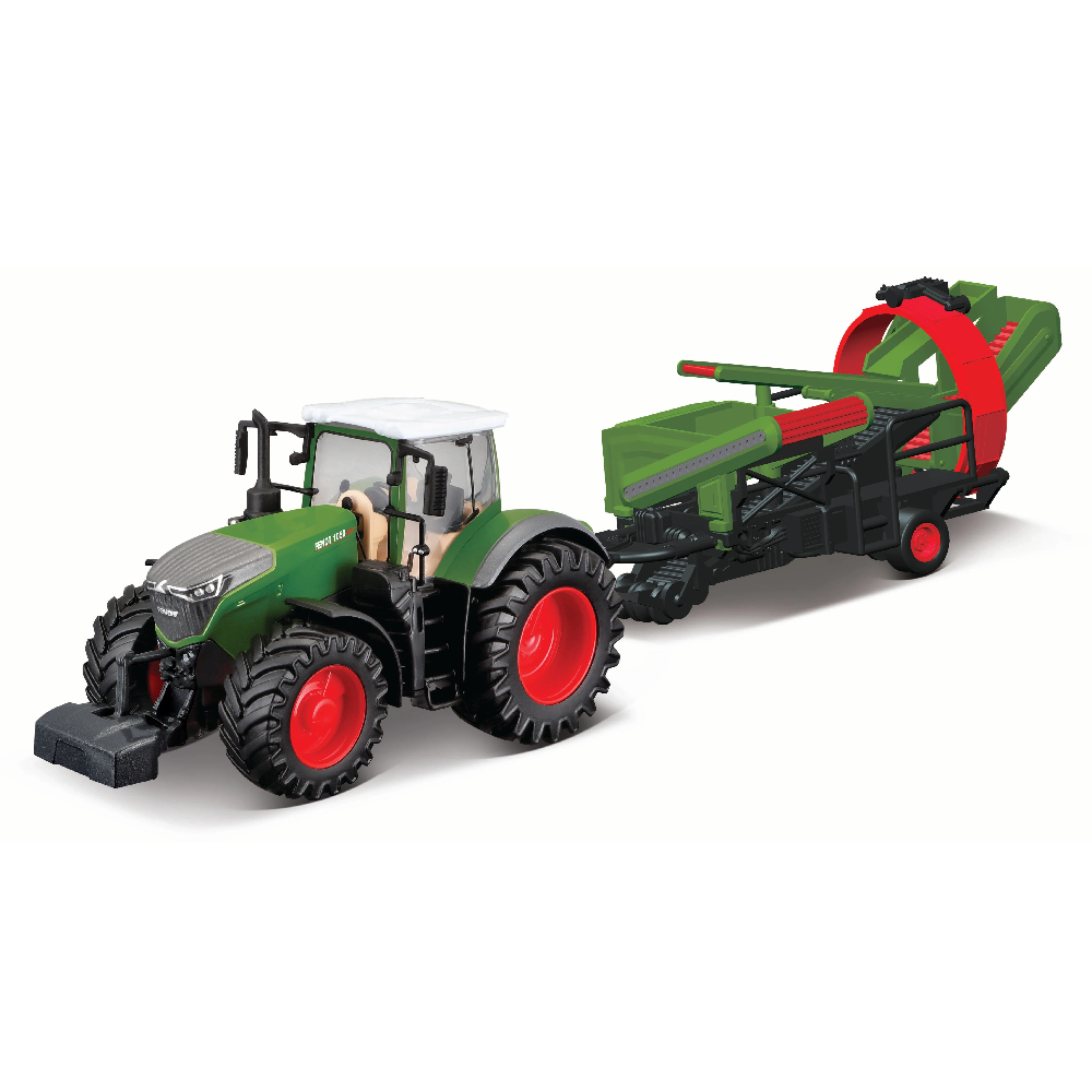 Bburago - Fendt, 1050 Vario Tractor With Cultivator 18-31666 (18-31750)