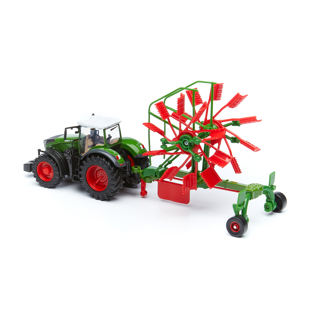 Bburago Fendt - 1050 Vario Tractor With Whirl Rake 18-31665 (18-31750)