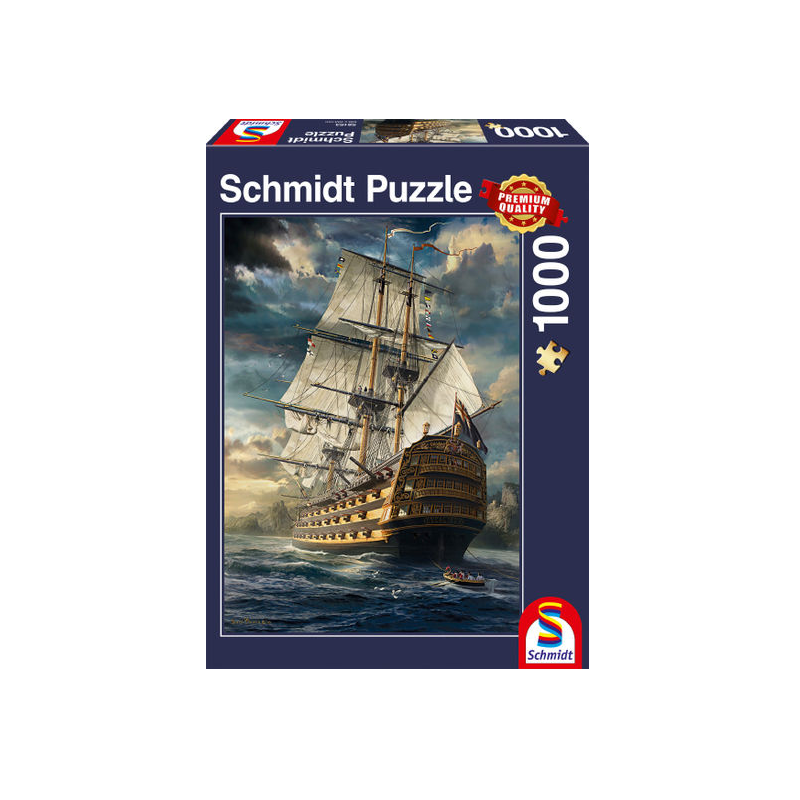 Schmidt Spiele - Puzzle Sails Set, 1000 Pcs 58153