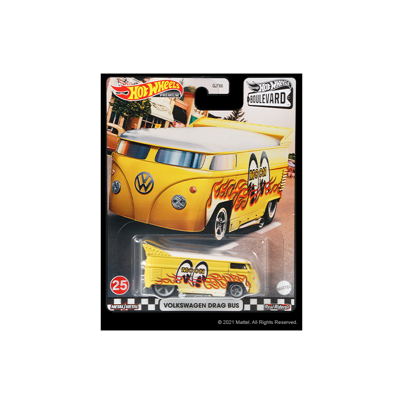 Mattel Hot Wheels - Αυτοκινητάκι Premium Boulevard, Volkswagen Drag Bus GRL93 (GJT68)
