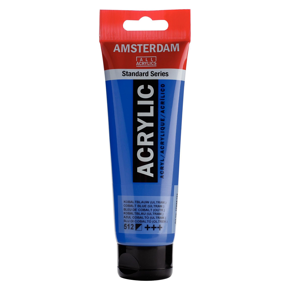 Royal Talens - Ακρυλικό Χρώμα Amsterdam Standard,Cobalt Blue (Ultramarine) (512)120 ml 17095122