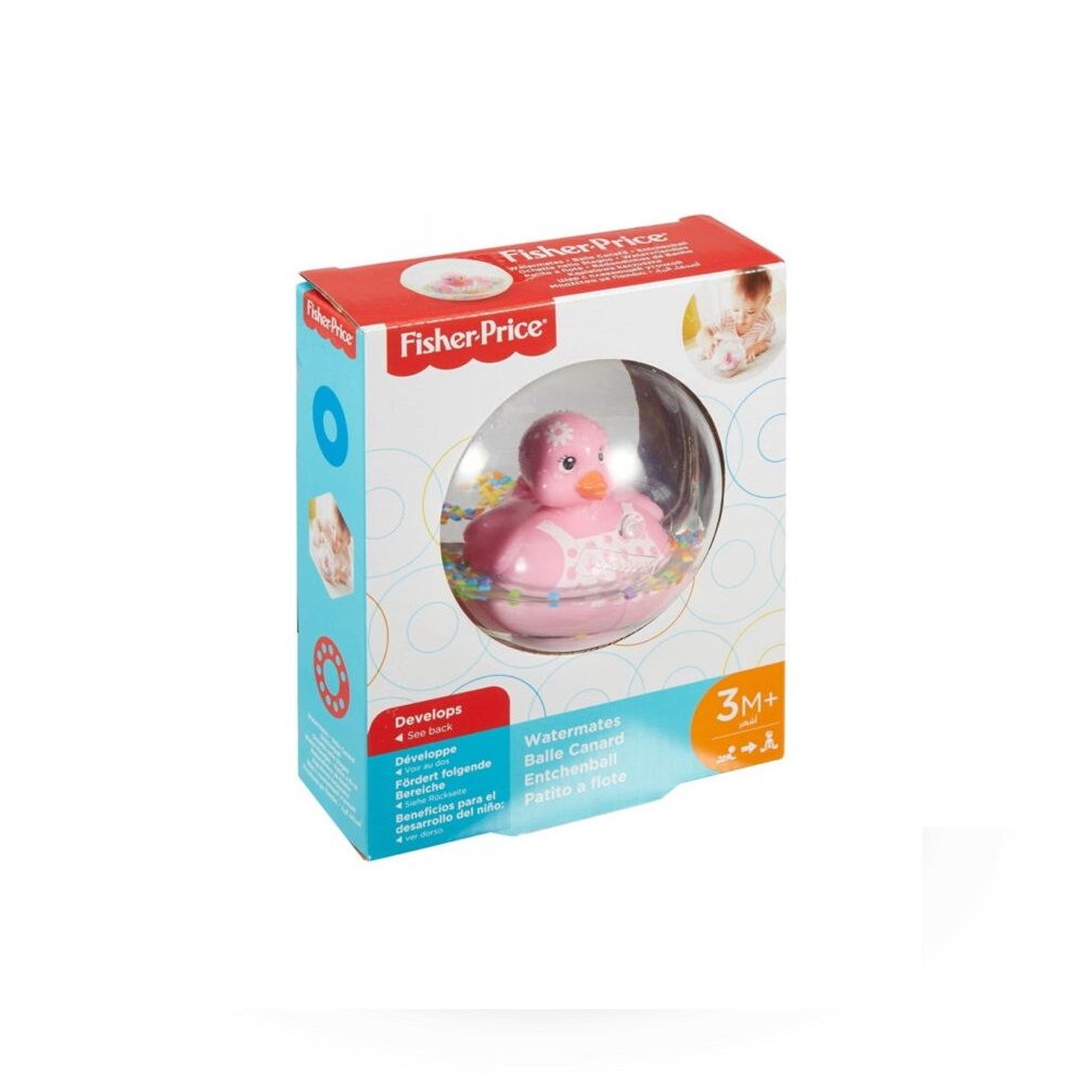 Fisher Price - Watermates Μπαλίτσα Με Παπάκι Ροζ DRD82 (DVH21)