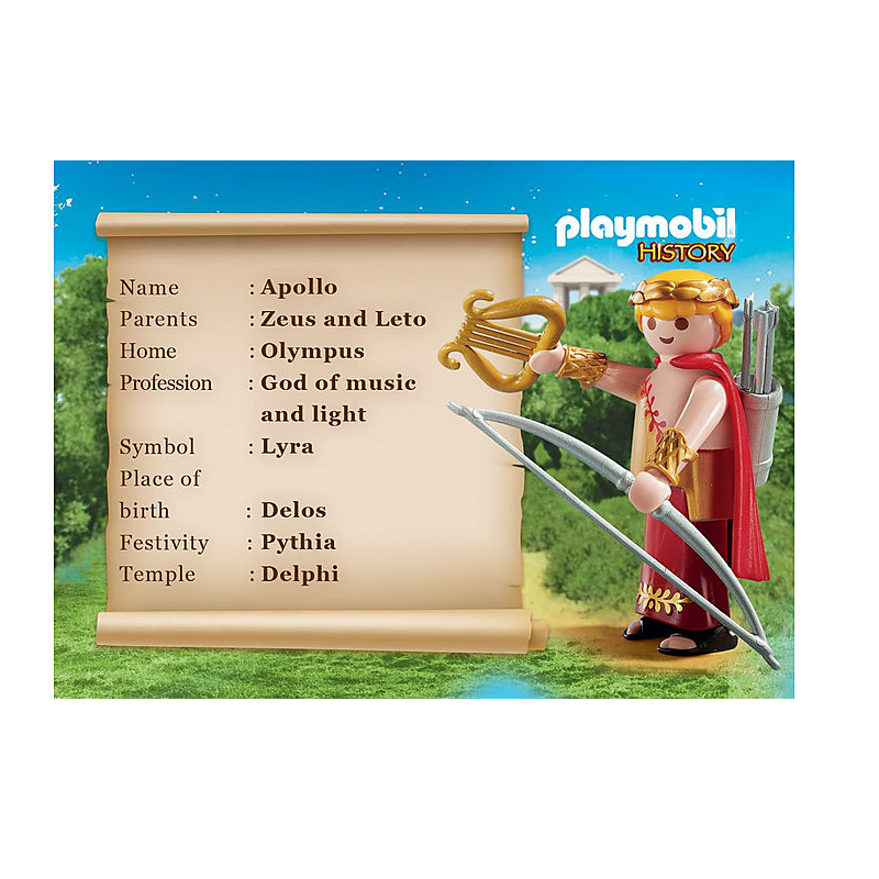 Playmobil History - Αρχαίοι Έλληνες Θεοί, Θεός Απόλλων 70218