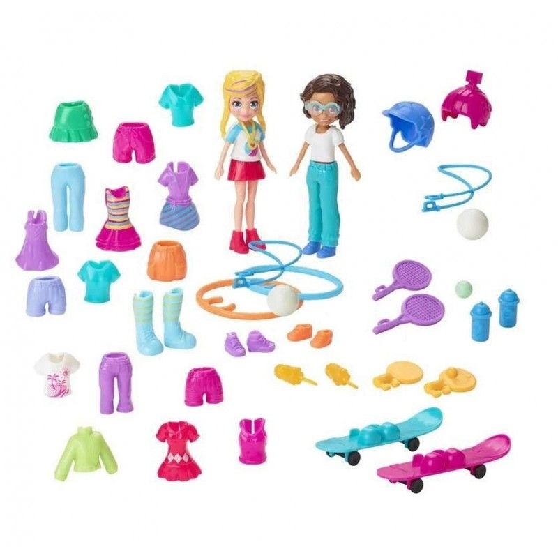 Mattel Polly Pocket - Φίλη Με Ρούχα Και Αξεσουάρ, Servin Style Fashion Pack GGJ50 (GGJ48)