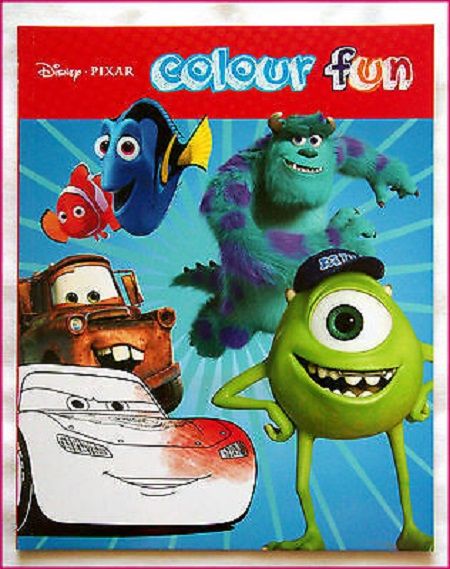 Colour Fun - Monsters Cars And Nemo