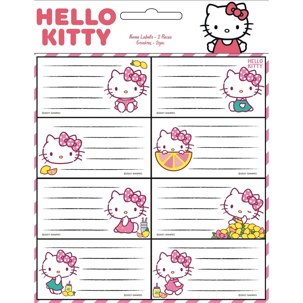 Gim - Ετικέτες Αυτοκόλλητες Τετραδίων, Hello Kitty 16 Τμχ 776-77146