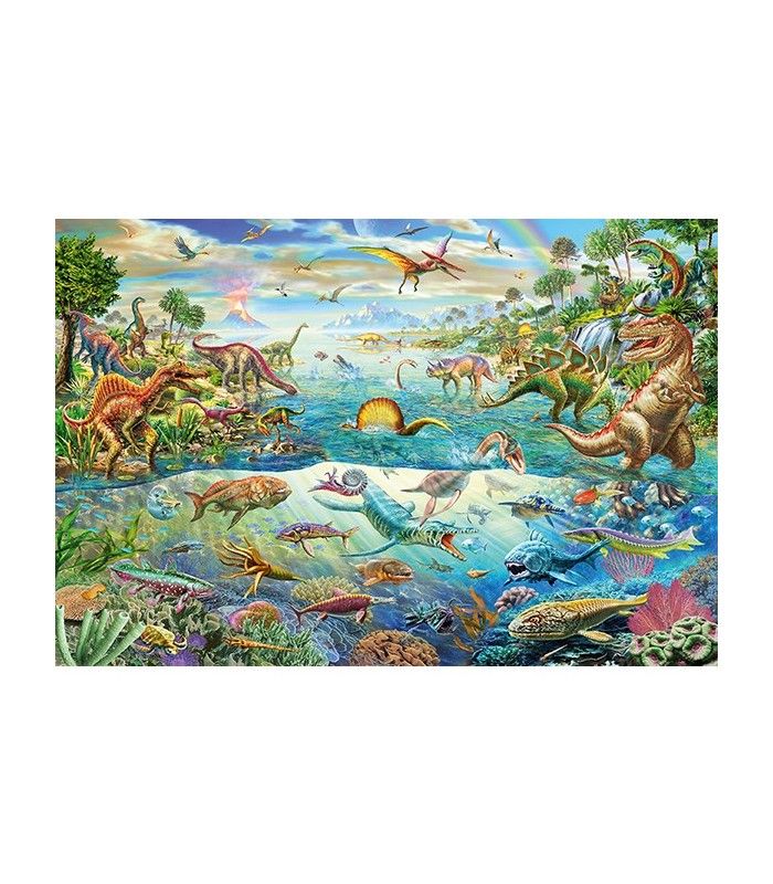 Schmidt Spiele – Puzzle Discover The Dinosaurs 200 Pcs 56253