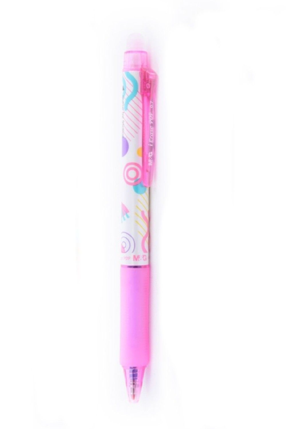 M&G - Στυλό iErase Pop Gel Friction Με Κουμπί 0.7mm Ροζ AKPH3276