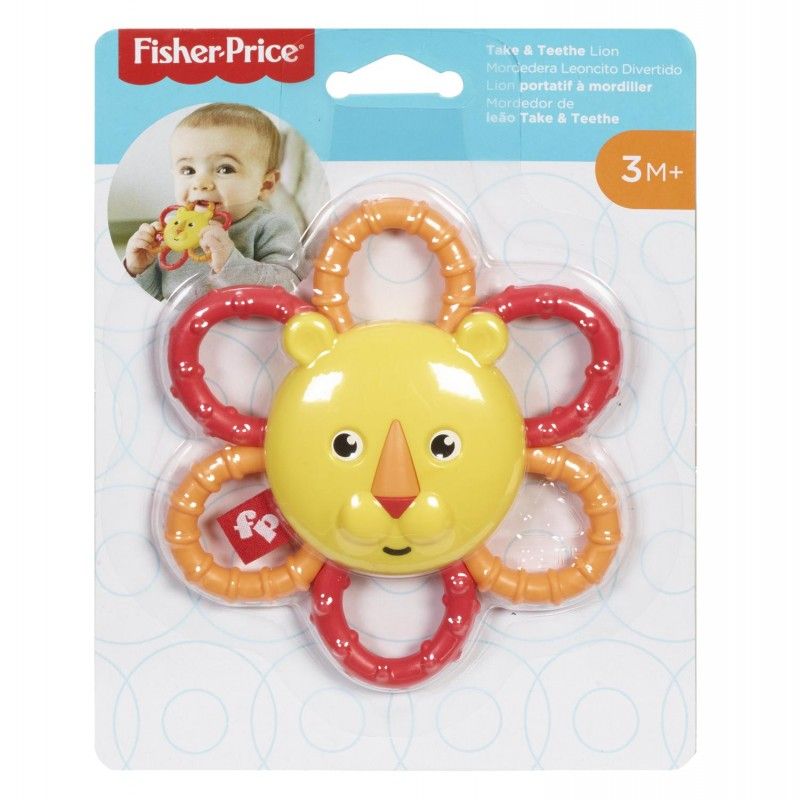 Fisher Price - Safari Animal Take & Teethe Lion GGF04 (GHK76/GGF02)