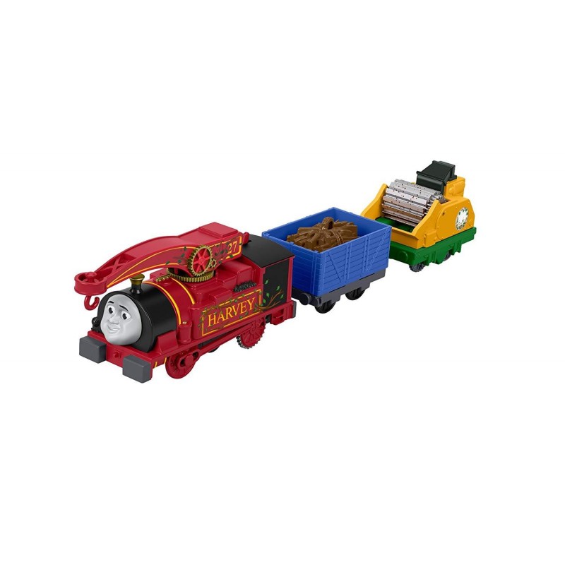 Fisher Price - Thomas & Friends - Trackmaster Helpful Harvey Με 2 Βαγόνια FJK53