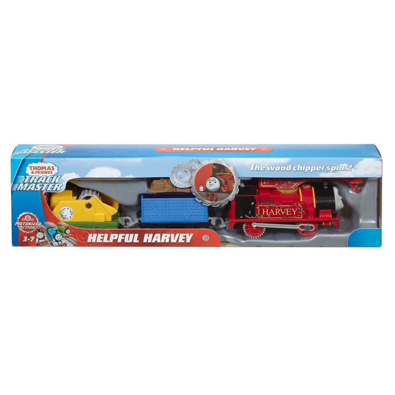 Fisher Price - Thomas & Friends - Trackmaster Helpful Harvey Με 2 Βαγόνια FJK53