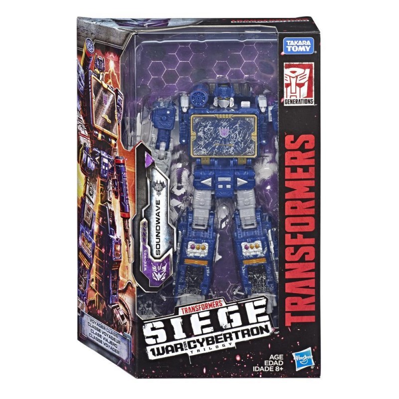 Hasbro Transformers - Generations War For Cybertron Voyager WFC-S25 Soundwave E3545