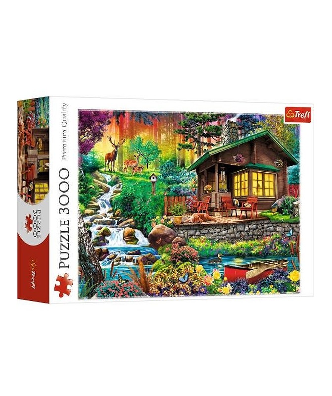 Trefl - Puzzle, Cottage In The Woods 3000 Pcs 33074