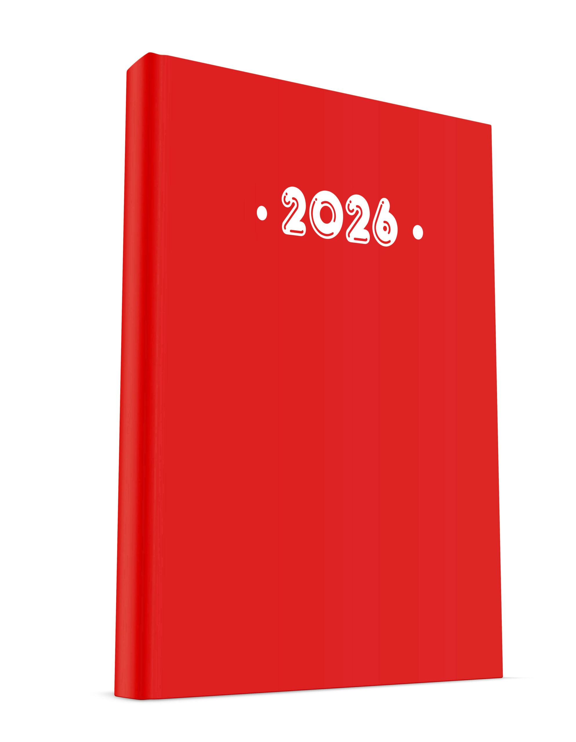 Υδρόγειος - Ημερήσιο Ημερολόγιο PVC 2026, Red 10x14 0312