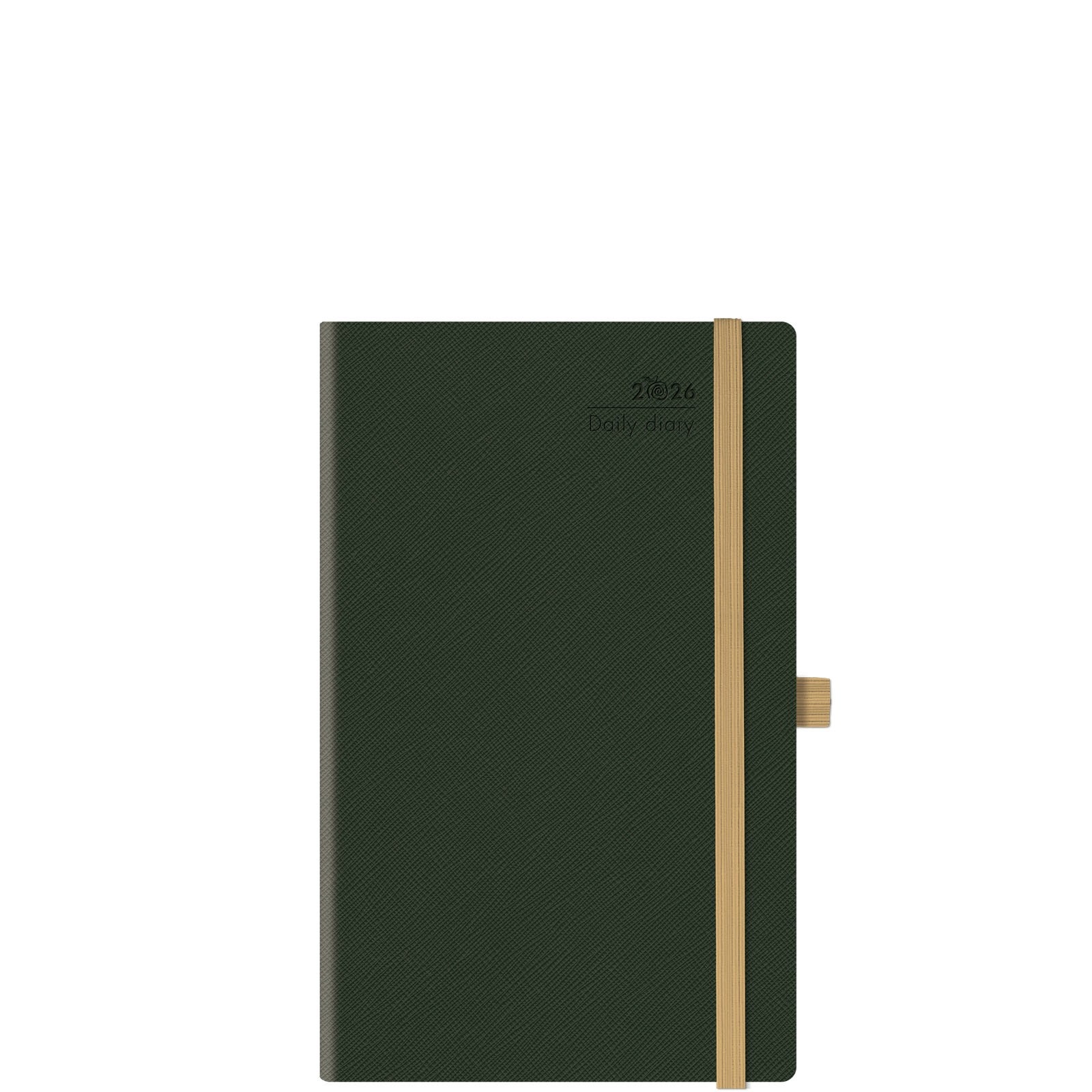 Θεοφύλακτος - Ημερήσιο Ημερολόγιο Appeel Eco Saffiano 2026, Olive 13x21 Q81YT.094