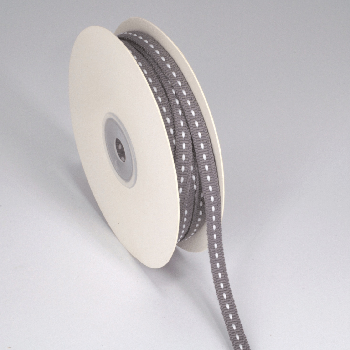 Kyriacou - Κορδέλα Gros Με Γαζί, 6mmX20M Grey RB16570X-XX6X20-04XXXX
