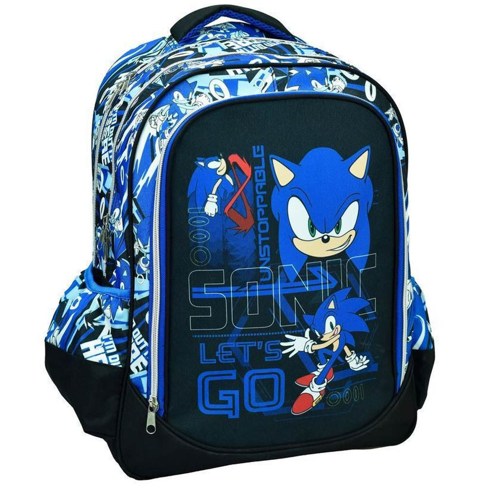 Gim – Τσάντα Πλάτης Δημοτικού, Sonic Classic 334-81031