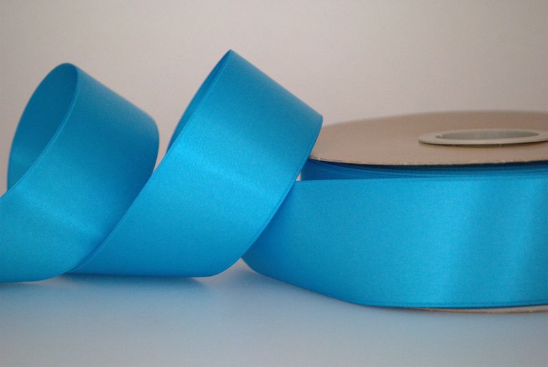 Kyriacou - Κορδέλα Σατέν Διπλής Όψης Με Ουγιά 38mmX50M Turquoise SAP5XXXX-X38X50-43XXXX