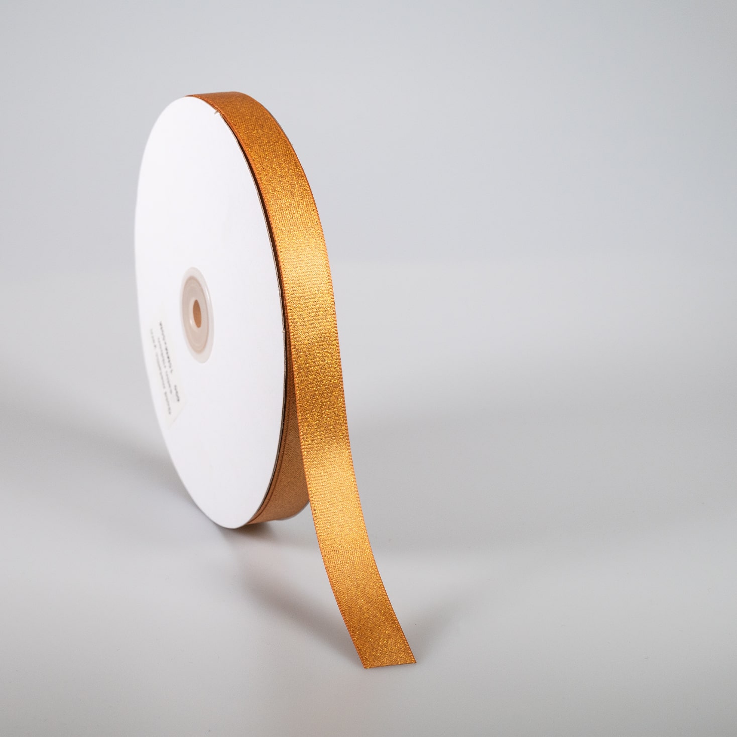 Kyriacou - Κορδέλα Σατέν Διπλής Όψης, Μεταλλικό Νήμα Με Ουγιά, 15mmX50M, Gold SAPMXXXX-X15X50-81XXXX