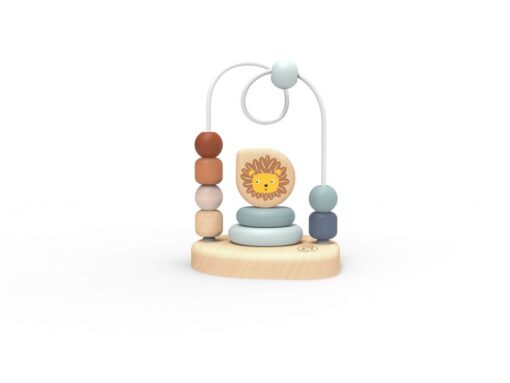 Speedy Monkey - Ξύλινη Άσκηση Προγραφής “Λιοντάρι” 13x13x18 cm SP1021