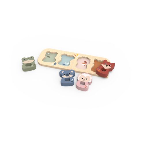 Speedy Monkey - Ξύλινο Παζλ Με Ζωάκια 26x9x2 cm SP1029