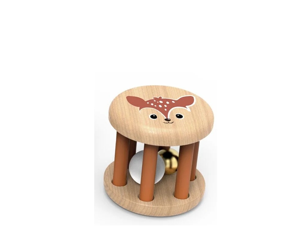 Speedy Monkey - Ξύλινη Κουδουνίστρα, Fox 7.5cm SP1043