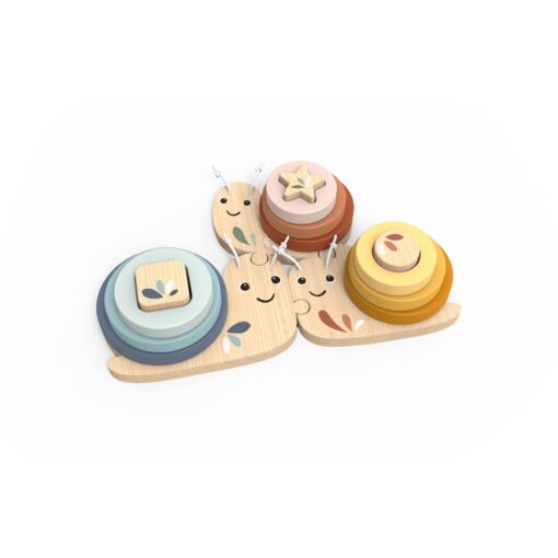 Speedy Monkey - Ξύλινο Εκπαιδευτικό Παιχνίδι “Σαλιγκάρια” 26x16x6 cm SP1048