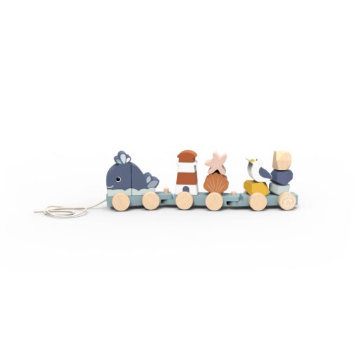 Speedy Monkey - Τρένο Στοίβαξης “Ωκεανός” 40x6x12,5 cm SP1052