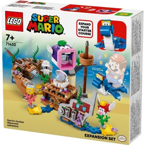 Lego Super Mario - Dorrie's Sunken Shipwreck Adventure Expansion Set 71432