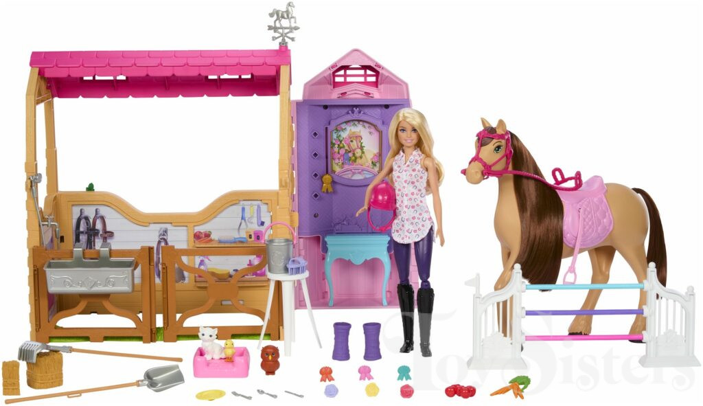 Mattel Barbie - Barbie Mysteries The Great Horse Chase Ultimate Stable Playset HXJ44