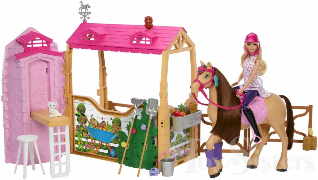 Mattel Barbie - Barbie Mysteries The Great Horse Chase Ultimate Stable Playset HXJ44