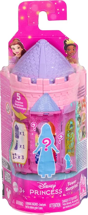 Mattel Disney Princess - Πύργος Έκπληξη Μικρή Κούκλα Και Αξεσουάρ JBL39 