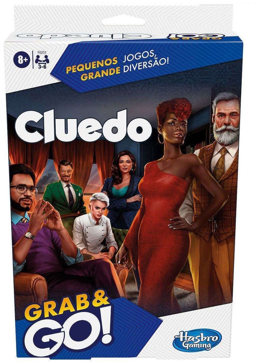 Hasbro - Επιτραπέζιο - Cluedo Grab And Go F8251 Hasbro - Επιτραπέζιο - Cluedo Grab And Go F8251