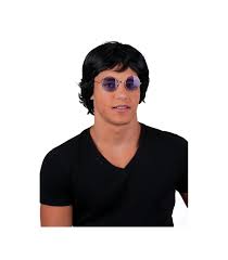 Funny Fashion - Περούκα Elton Aνδρική μαύρη 57551