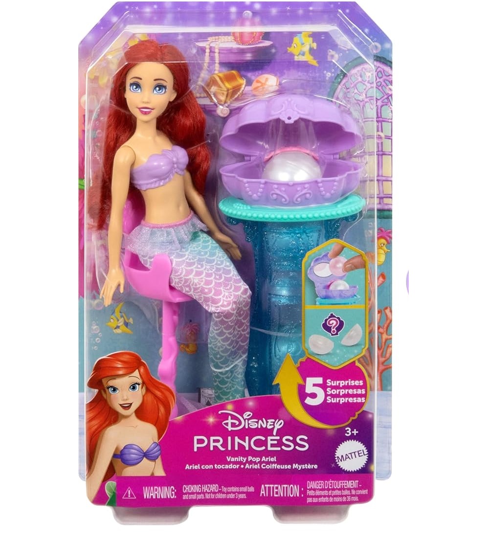 Mattel Disney Princess - Vanity Pop Mermaid Ariel JBF86